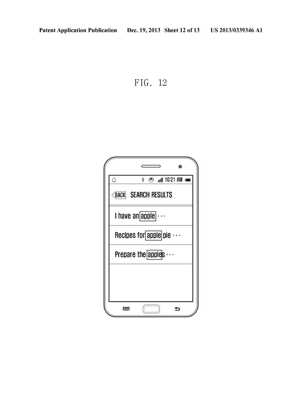 MOBILE TERMINAL AND MEMO SEARCH METHOD FOR THE SAME - diagram, schematic, and image 13