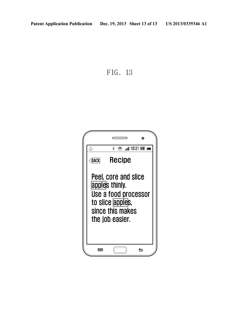 MOBILE TERMINAL AND MEMO SEARCH METHOD FOR THE SAME - diagram, schematic, and image 14