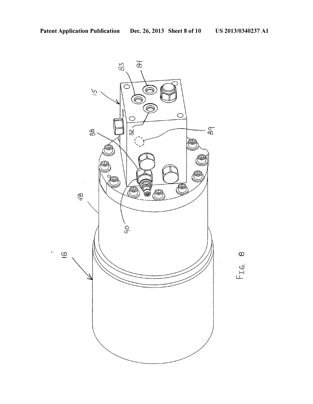 BUCKET TRUCK INTENSIFIER HAVING A HYDRAULIC MANIFOLD - diagram, schematic, and image 09