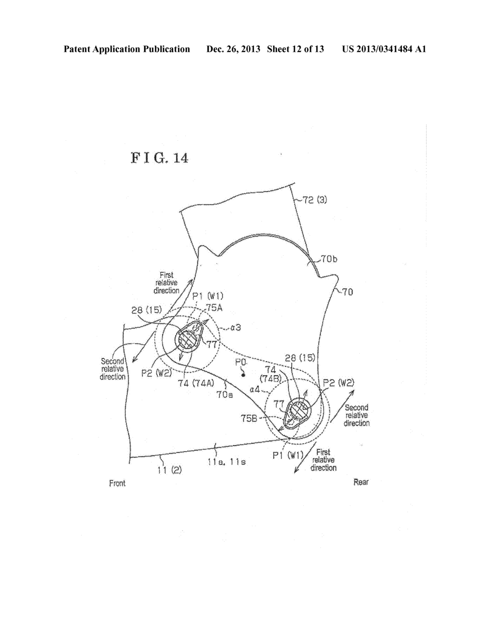 VIBRATION PROOF STRUCTURE OF SEAT APPARATUS FOR VEHICLE - diagram, schematic, and image 13