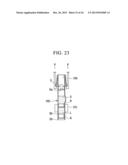 CARTRIDGE SET FOR MANUFACTURING SYRINGE AND METHOD FOR MANUFACTURING     DUAL-CHAMBER TYPE COMBINED CONTAINER-SYRINGE diagram and image