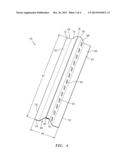 CHANNELED SPRING SEAL FOR SEALING AN AIR GAP BETWEEN MOVING PLATES diagram and image