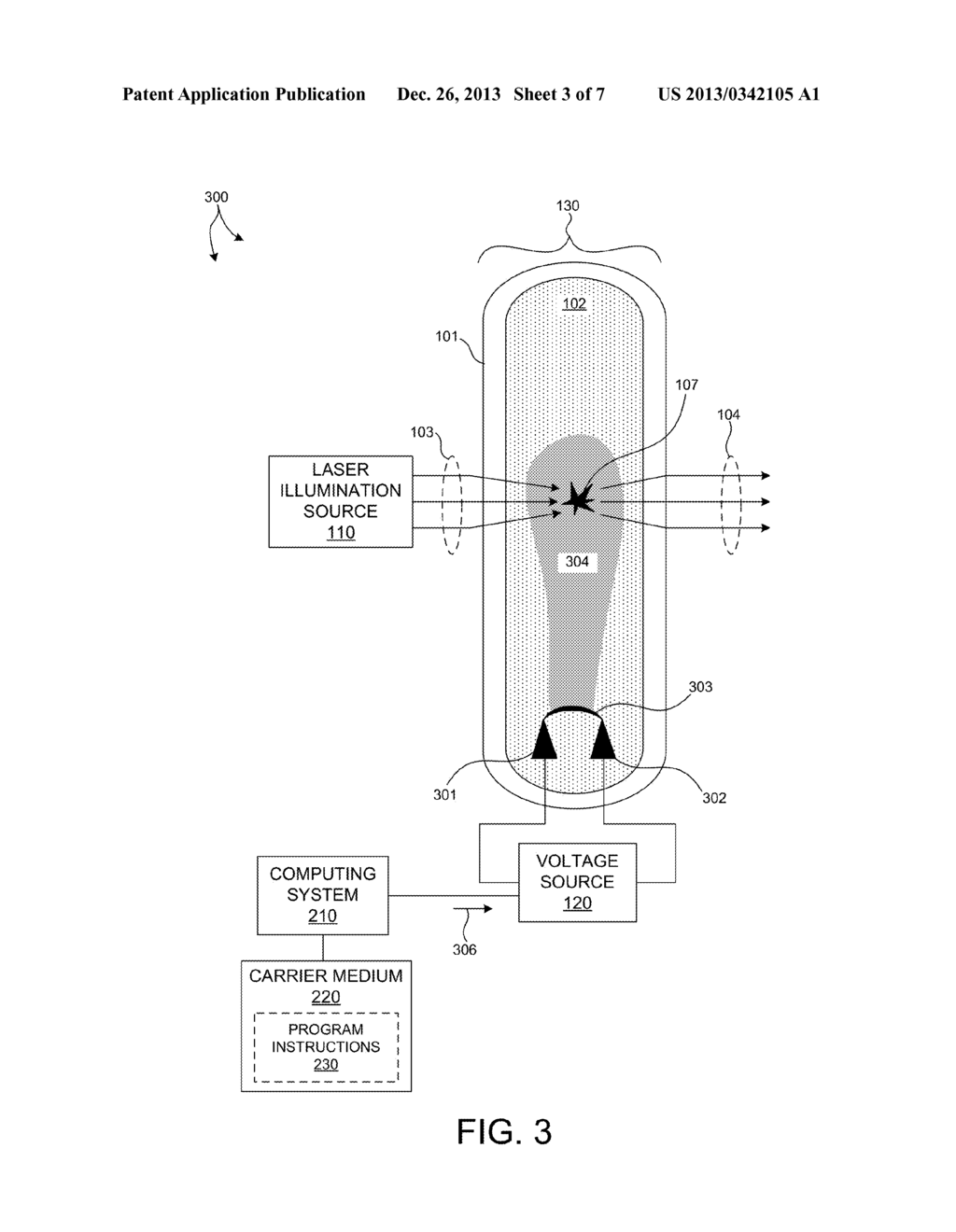 Laser Sustained Plasma Light Source With Electrically Induced Gas Flow - diagram, schematic, and image 04