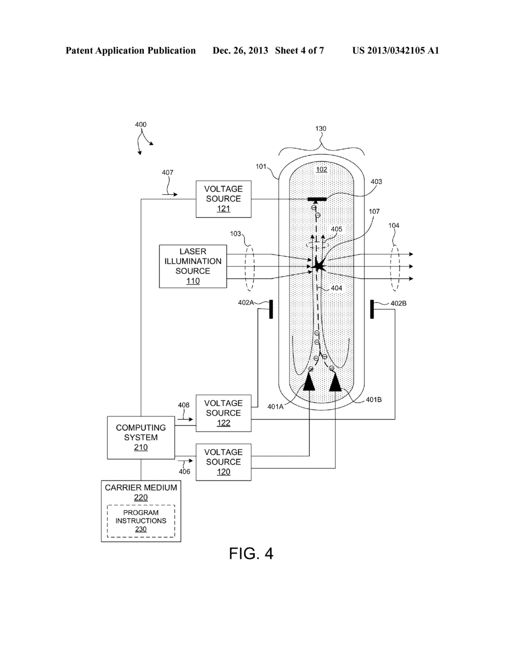 Laser Sustained Plasma Light Source With Electrically Induced Gas Flow - diagram, schematic, and image 05