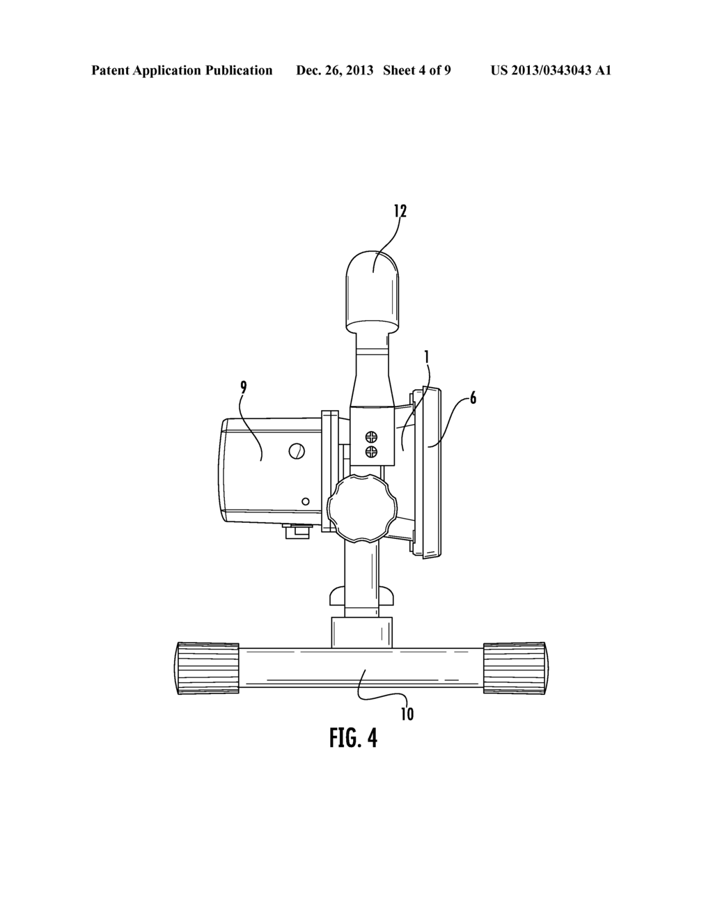 Kind of LED Rechargeable Floodlight - diagram, schematic, and image 05