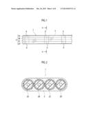 OPTICAL FIBER TAPE CORE WIRE MANUFACTURING METHOD, MANUFACTURING DEVICE,     AND OPTICAL FIBER TAPE CORE WIRE AND OPTICAL FIBER CABLE MANUFACTURED     WITH SAID MANUFACTURING METHOD diagram and image