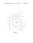 Advection Fan and A Fan Frame Thereof diagram and image