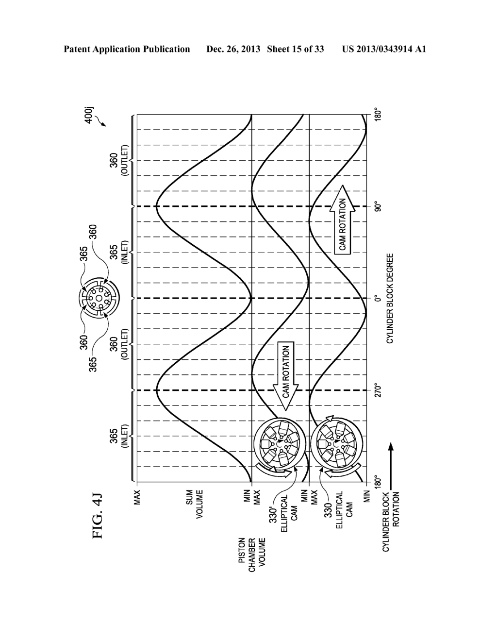 VARIABLE RADIAL FLUID DEVICE WITH DIFFERENTIAL PISTON CONTROL - diagram, schematic, and image 16