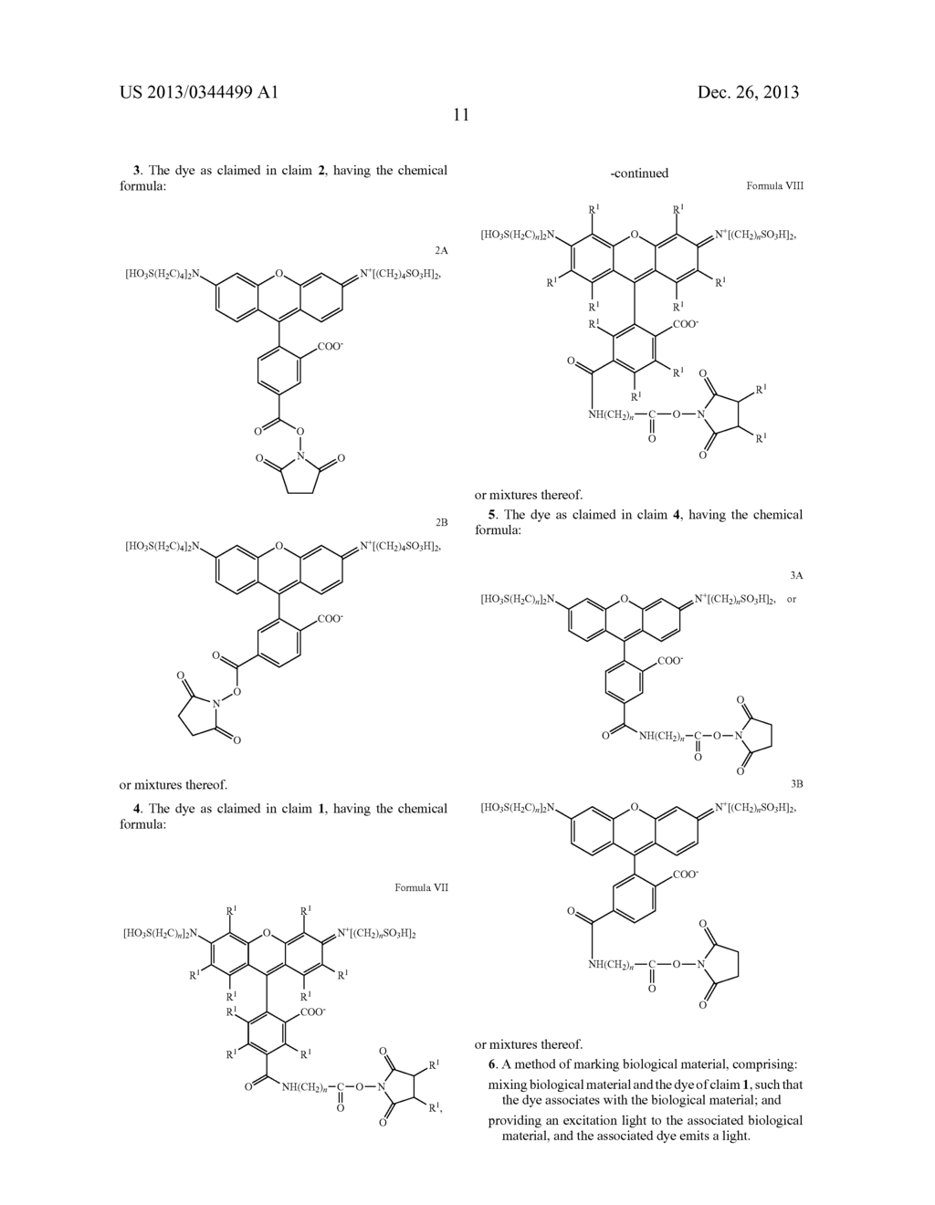 DYES AND METHODS OF MARKING BIOLOGICAL MATERIAL - diagram, schematic, and image 13