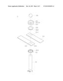 PULLING ROPE FIXING STRUCTURE diagram and image