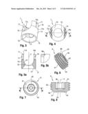 POLYAXIAL BONE ANCHORING DEVICE diagram and image