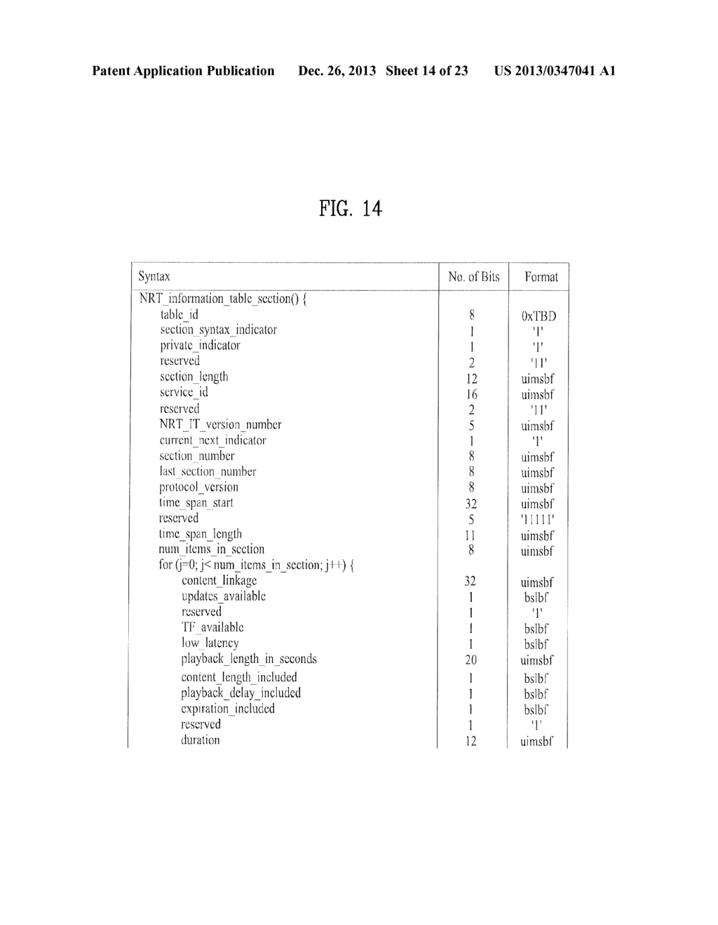 METHOD OF PROCESSING NON-REAL TIME SERVICE AND BROADCAST RECEIVER - diagram, schematic, and image 15