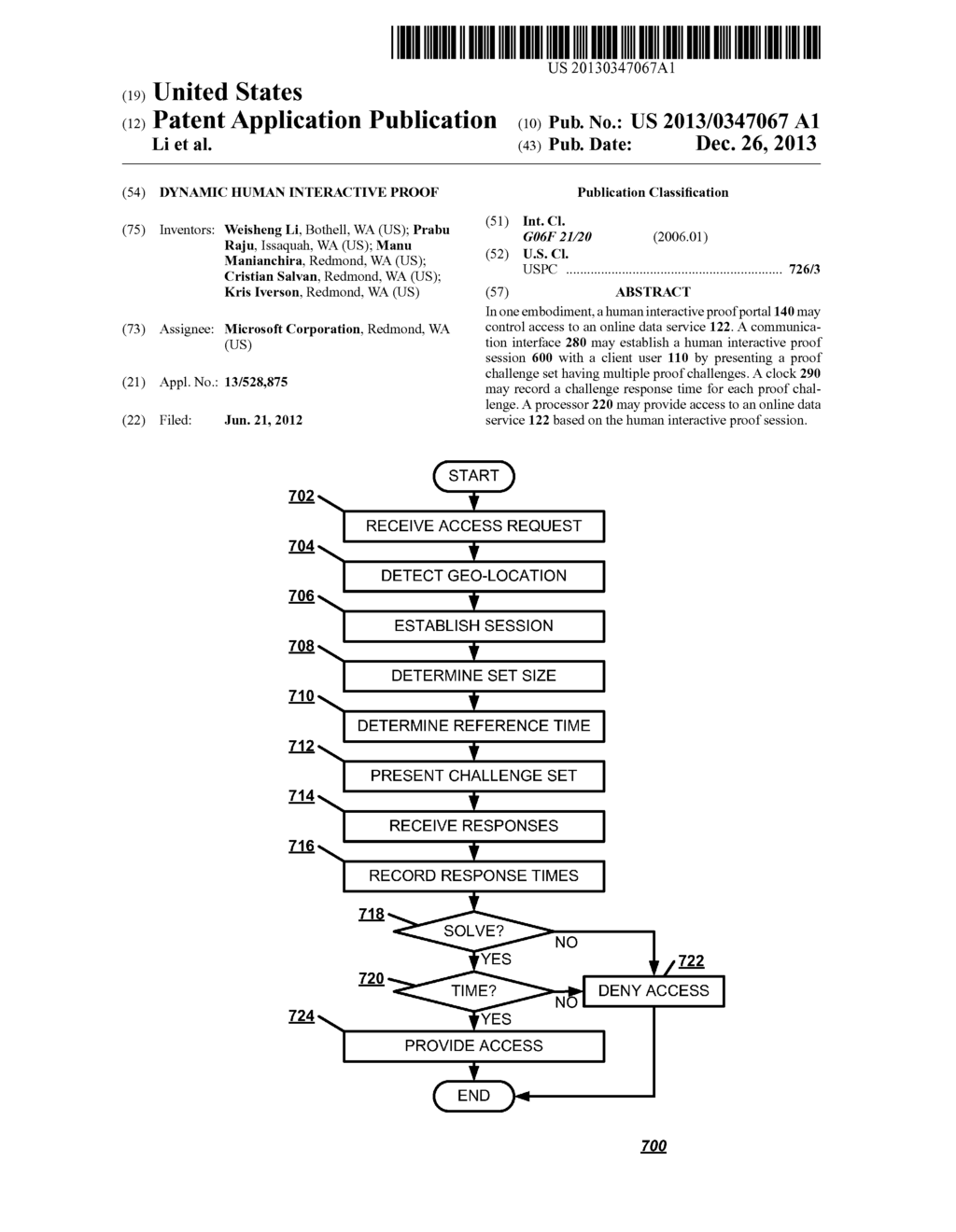 DYNAMIC HUMAN INTERACTIVE PROOF - diagram, schematic, and image 01