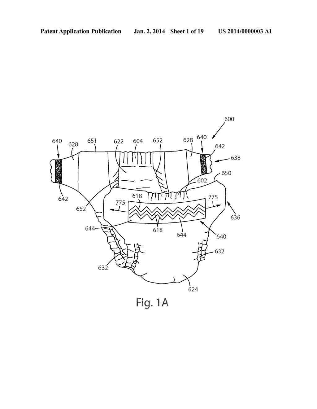 Wearable Article With Outwardmost Layer Of Multicomponent Fiber Nonwoven     Providing Enhanced Mechanical Features - diagram, schematic, and image 02