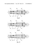 LOCKING/UNLOCKING DEVICE FOR A THURST REVERSER WITH A SLIDING COVER AND     ADAPTIVE NOZZLE FOR AIRCRAFT ENGINE NACELLE diagram and image