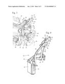 Power tool with Bowden cable diagram and image