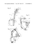 Power tool with Bowden cable diagram and image