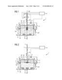 FLOTATION DEVICE COMPRISING A FLUID DISTRIBUTION ELEMENT FOR GENERATING A     FLOW THAT IS DIRECTED AT THE FOAM COLLECTING UNIT diagram and image