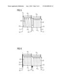 FLOTATION DEVICE COMPRISING A FLUID DISTRIBUTION ELEMENT FOR GENERATING A     FLOW THAT IS DIRECTED AT THE FOAM COLLECTING UNIT diagram and image