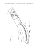 SURGICAL STAPLING DEVICE WITH A CURVED END EFFECTOR diagram and image