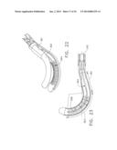 SURGICAL STAPLING DEVICE WITH A CURVED END EFFECTOR diagram and image