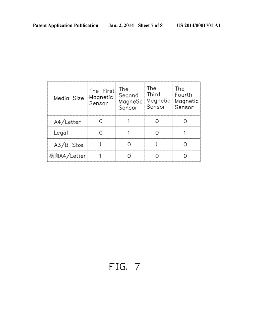 MEDIA SIZE DETECTION DEVICE AND METHOD - diagram, schematic, and image 08