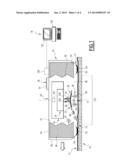 DEVICE FOR TESTING A SURFACE AND ASSOCIATED METHOD diagram and image