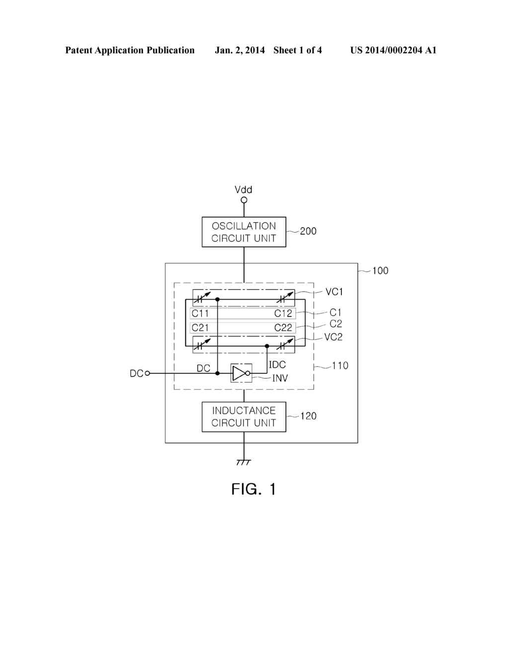 DIGITALLY CONTROLLED OSCILLATOR HAVING IMPROVED LINEARITY - diagram, schematic, and image 02