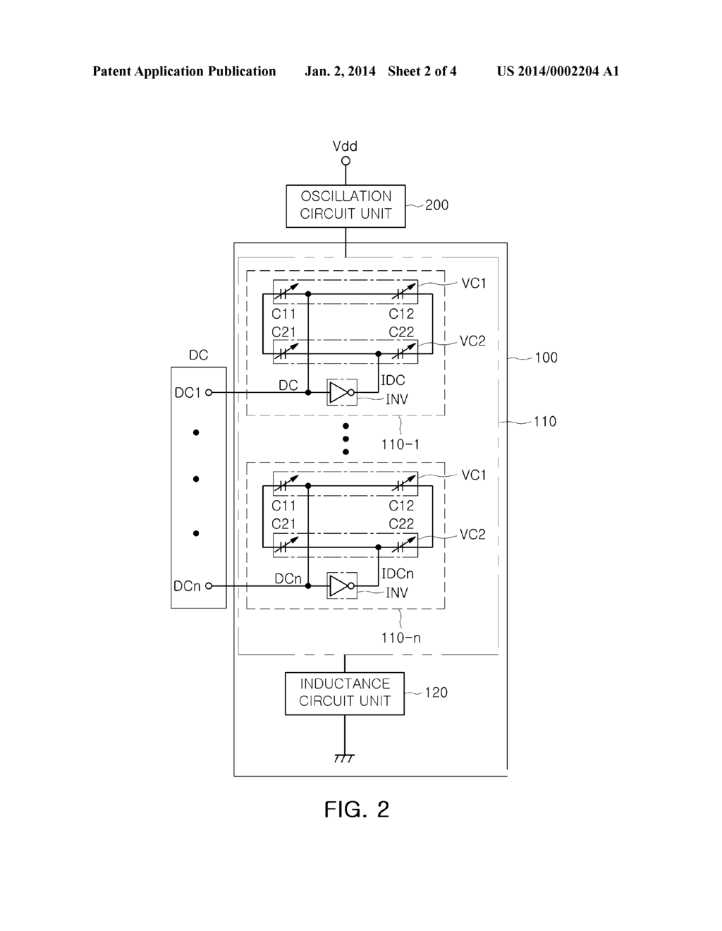 DIGITALLY CONTROLLED OSCILLATOR HAVING IMPROVED LINEARITY - diagram, schematic, and image 03