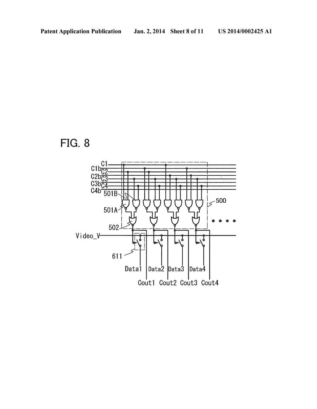 METHOD OF DRIVING DISPLAY DEVICE, AND DISPLAY DEVICE - diagram, schematic, and image 09