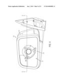 VEHICLE MIRROR ASSEMBLY WITH WIDE ANGLE ELEMENT diagram and image