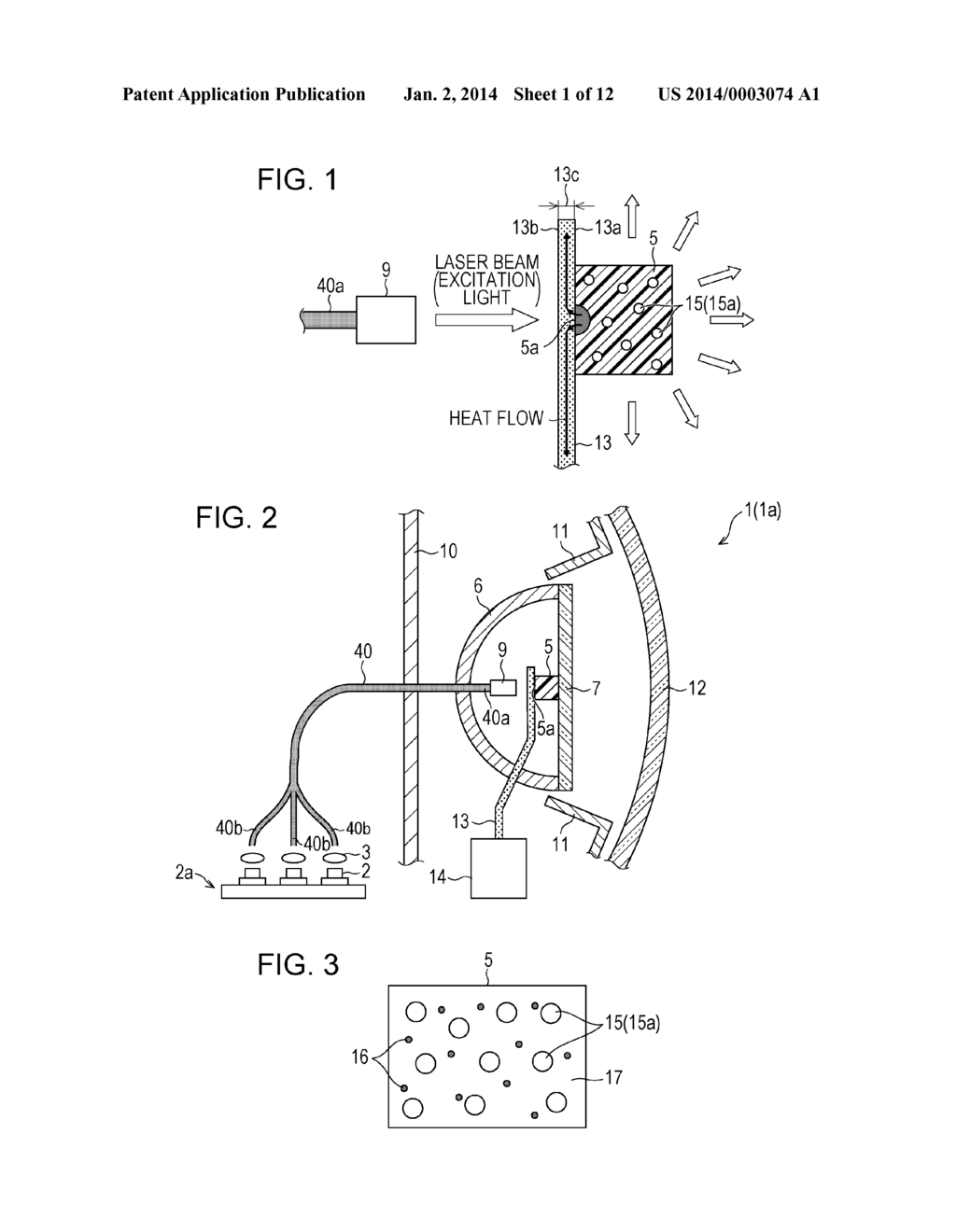 WAVELENGTH CONVERSION MEMBER AND METHOD FOR MANUFACTURING THE SAME, AND     LIGHT-EMITTING DEVICE, ILLUMINATING DEVICE, AND HEADLIGHT - diagram, schematic, and image 02