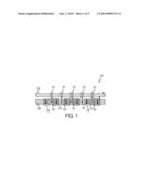 PINNING MAGNETIC DOMAIN WALLS IN A MAGNETIC DOMAIN SHIFT REGISTER MEMORY     DEVICE diagram and image