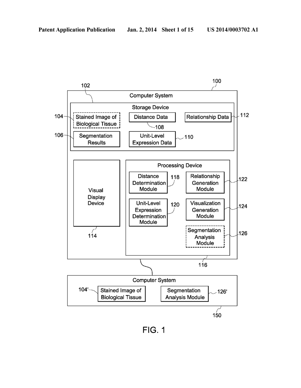 DETERMINATION OF SPATIAL PROXIMITY BETWEEN FEATURES OF INTEREST IN     BIOLOGICAL TISSUE - diagram, schematic, and image 02