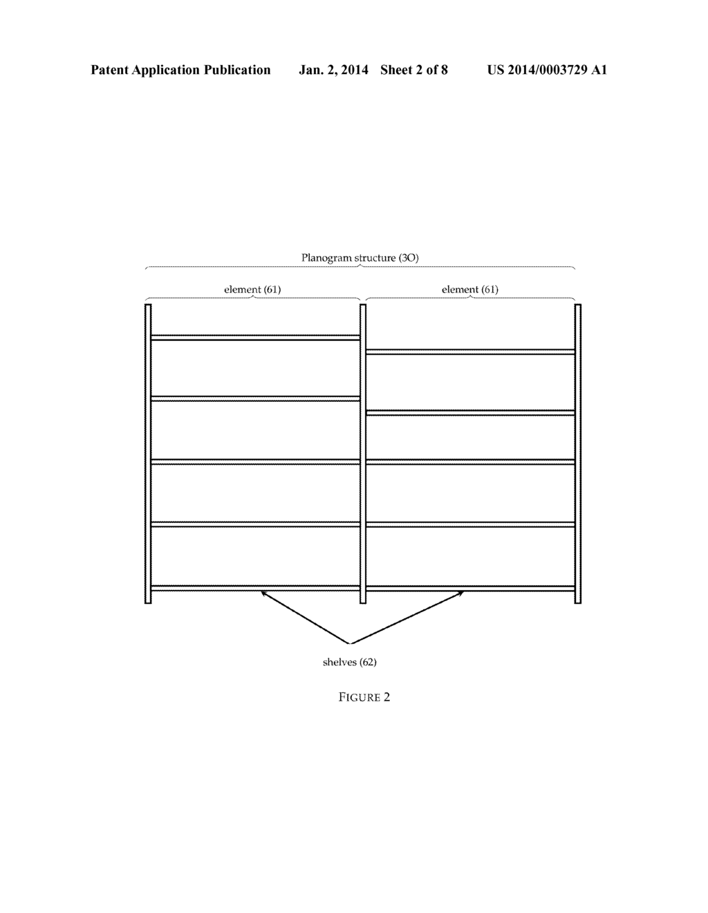 METHOD FOR THE AUTOMATED EXTRACTION OF A PLANOGRAM FROM IMAGES OF SHELVING - diagram, schematic, and image 03