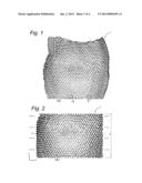 CELLULAR STRUCTURE FOR DOUBLE CURVATURE PANEL diagram and image