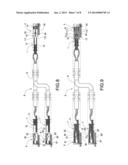 TRANSMISSION LINE WITH DOUBLE-CONTACT CONNECTORS diagram and image