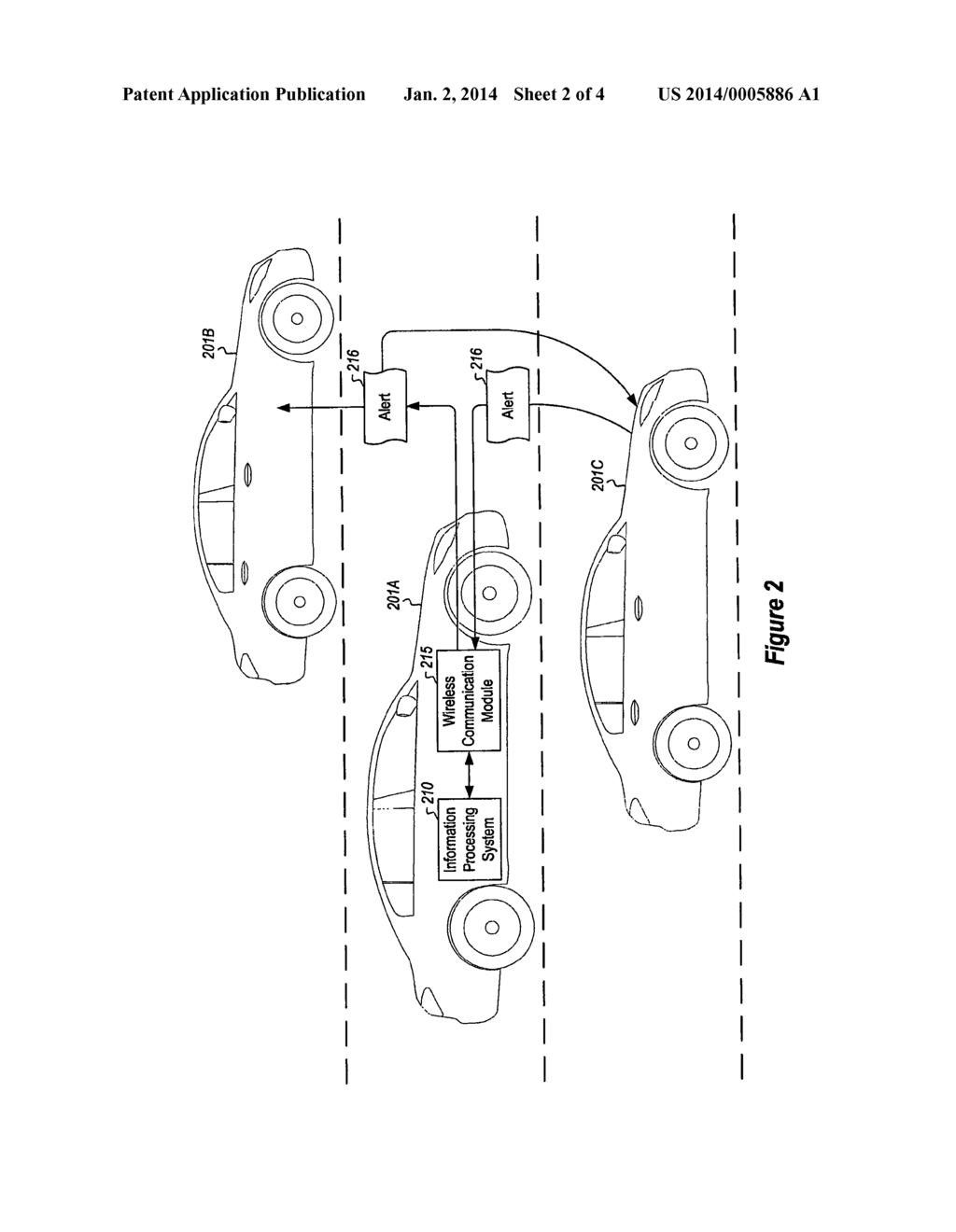 CONTROLLING AUTOMOTIVE FUNCTIONALITY USING INTERNAL- AND EXTERNAL-FACING     SENSORS - diagram, schematic, and image 03