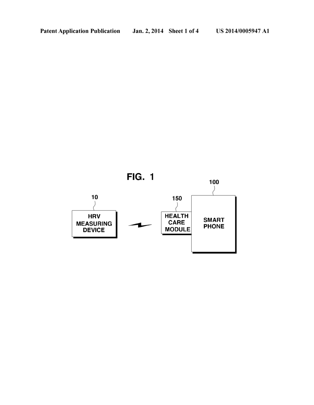 HEALTH CARE SYSTEM AND METHOD USING STRESS INDEX ACQUIRED FROM HEART RATE     VARIATION - diagram, schematic, and image 02