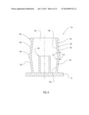 SHOCK ABSORBING LAYER WITH INDEPENDENT ELEMENTS diagram and image