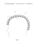 SHOCK ABSORBING LAYER WITH INDEPENDENT ELEMENTS diagram and image