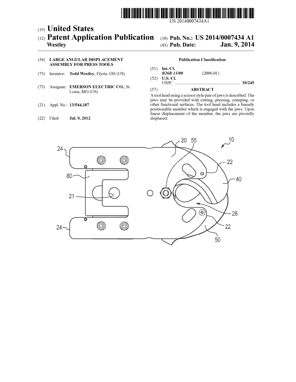 LARGE ANGULAR DISPLACEMENT ASSEMBLY FOR PRESS TOOLS - diagram, schematic, and image 01