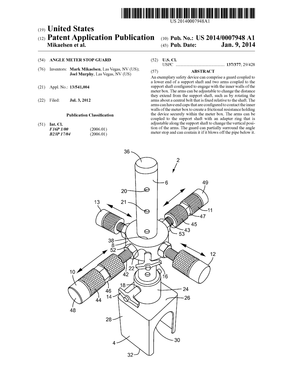 ANGLE METER STOP GUARD - diagram, schematic, and image 01