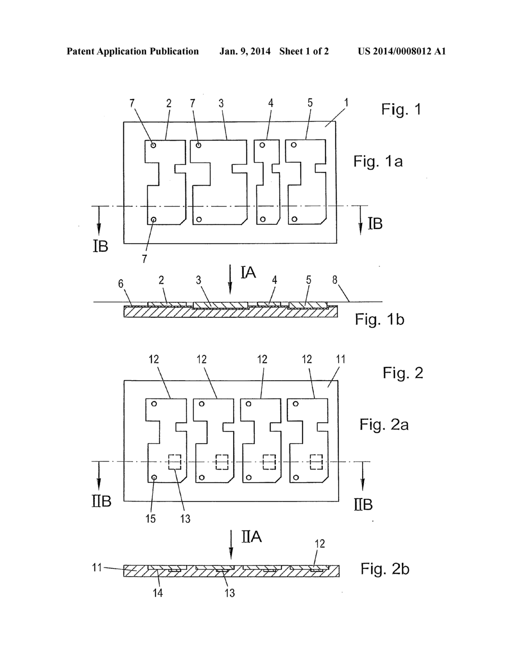 METHOD FOR PRODUCING MORE PARTICULARLY PROCESSING OR POPULATING, A CIRCUIT     BOARD ELEMENT AND CARRIER FOR USE IN SUCH A METHOD - diagram, schematic, and image 02