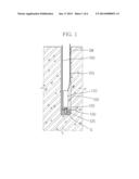 FIXTURE STRUCTURE FOR REUSING UNDERGROUND MICRO-SEISMIC SENSOR diagram and image