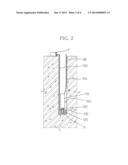 FIXTURE STRUCTURE FOR REUSING UNDERGROUND MICRO-SEISMIC SENSOR diagram and image