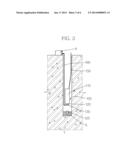 FIXTURE STRUCTURE FOR REUSING UNDERGROUND MICRO-SEISMIC SENSOR diagram and image