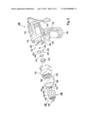 Impact driver having an impact mechanism diagram and image