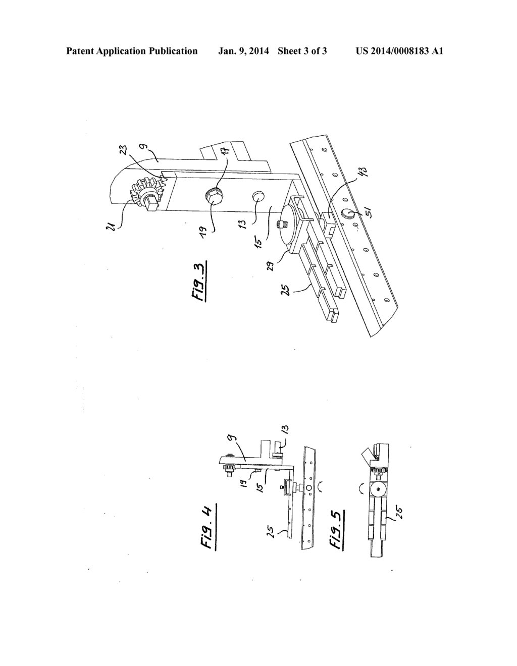 DEVICE FOR EXCHANGING AND FOR PREVENTING THE BENDING OF A PUSHING-IN BAR - diagram, schematic, and image 04