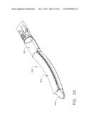 SURGICAL STAPLING DEVICE WITH A CURVED END EFFECTOR diagram and image